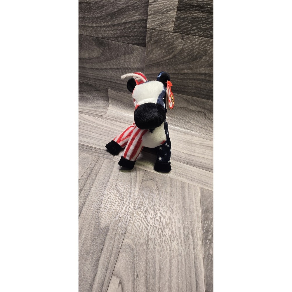 Ty Beanie Baby - LEFTY 2000 the Donkey 6" Stuffed Animal Toy